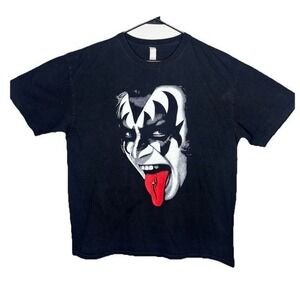 KISS Gene Simmons Vintage 90s Graphic T Shirt Mens Size XL Rock Concert